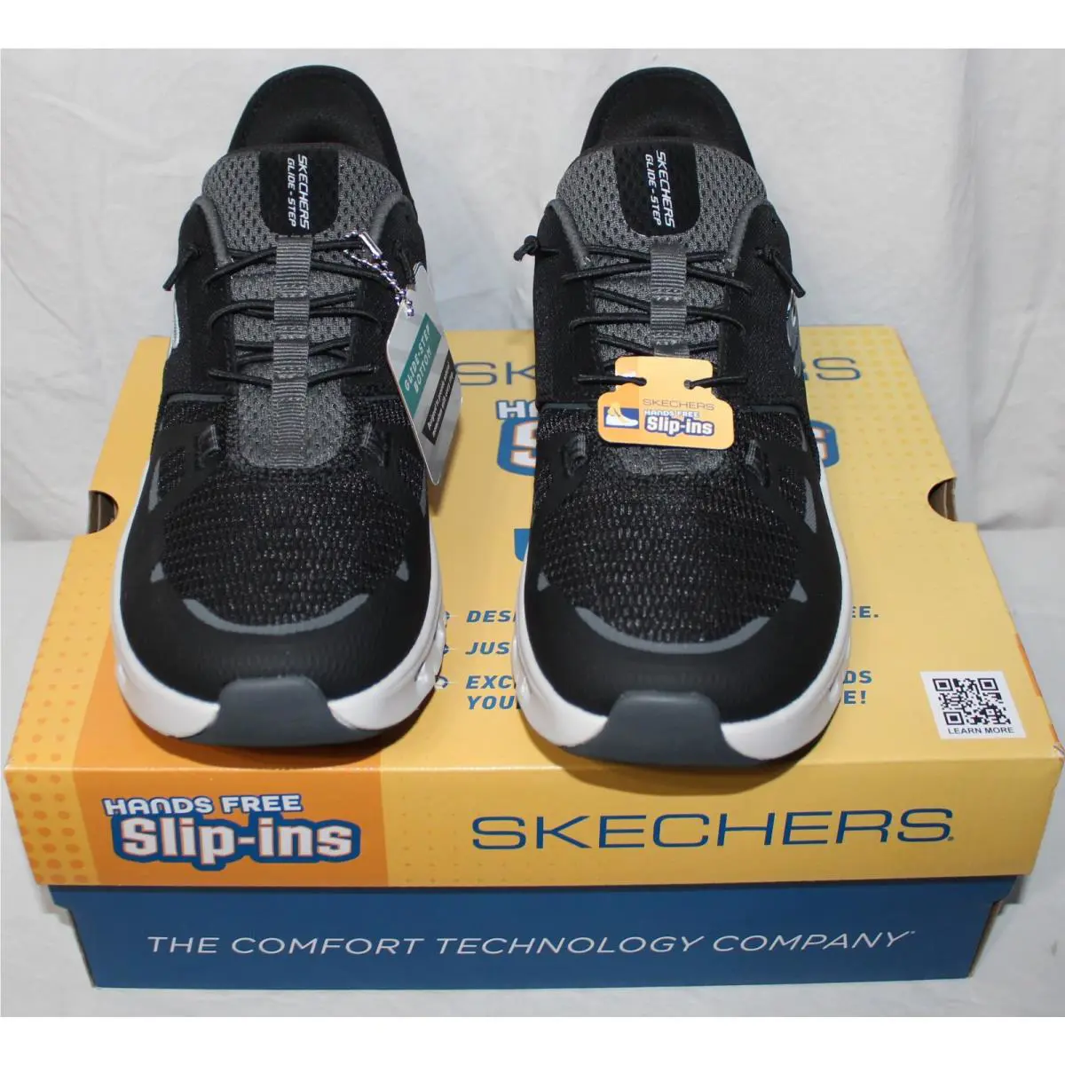 Skechers shoes - SLIP-INS GLIDE STEP PRO VEGAN - 150420-BKCC - Black Charcoal (UPC: 0197976188839) 5