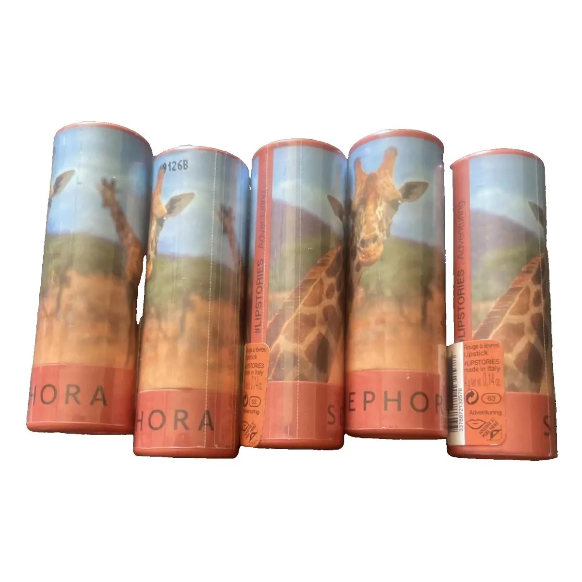 5x Sephora Collection Lipstories Lipstick 63 Adventuring Coral Matte