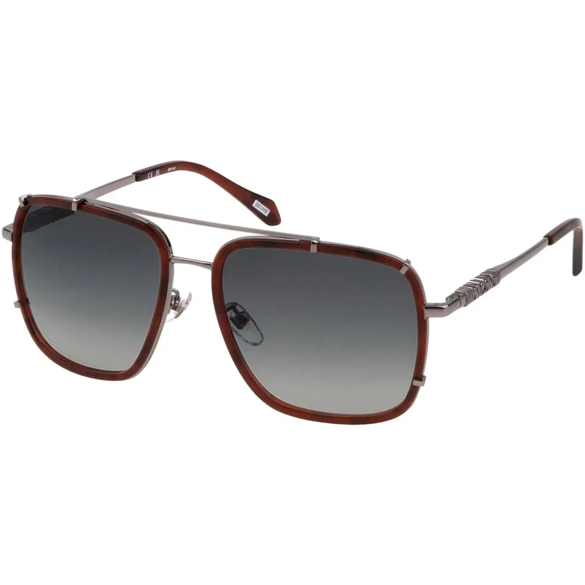 Just Cavalli Red Havana Navigator Sunglasses w/ Gradient Lens - SJC030V5809JC