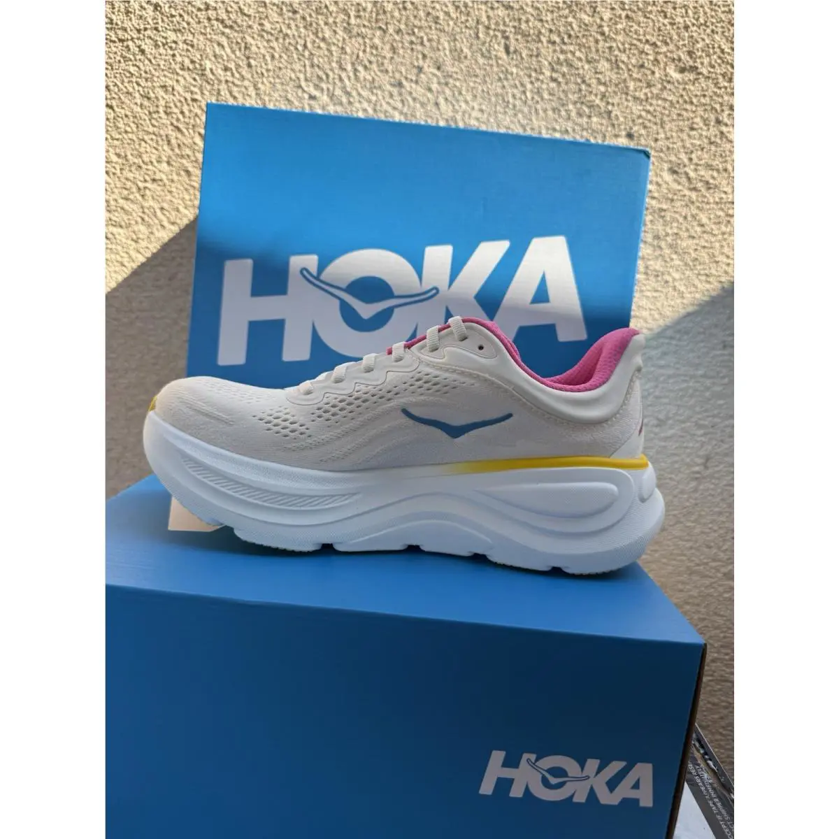 Hoka shoes - Hoka One One HOKA Bondi 9 - 1162012-ALBST - alabaster 0
