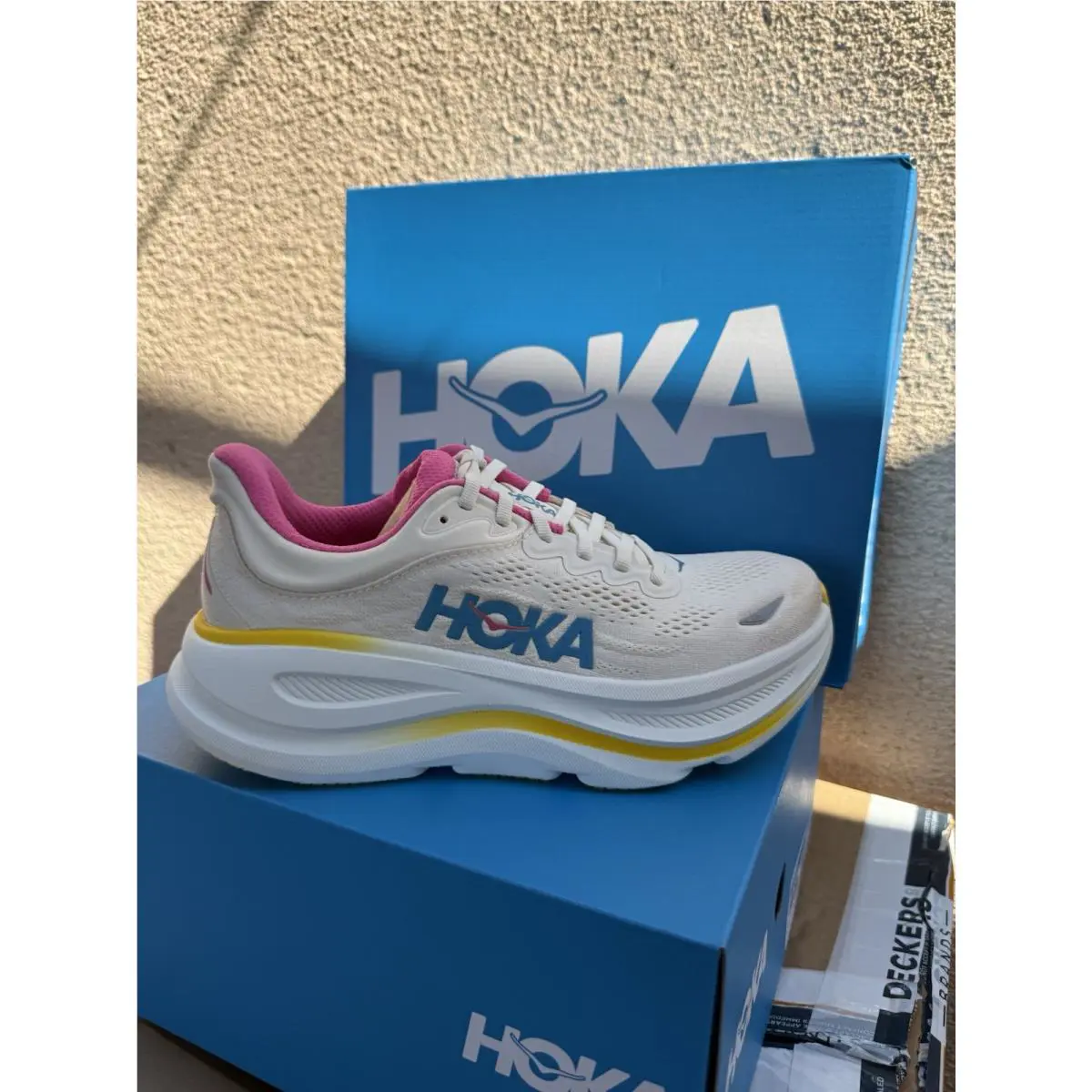 Hoka shoes - Hoka One One HOKA Bondi 9 - 1162012-ALBST - alabaster 8