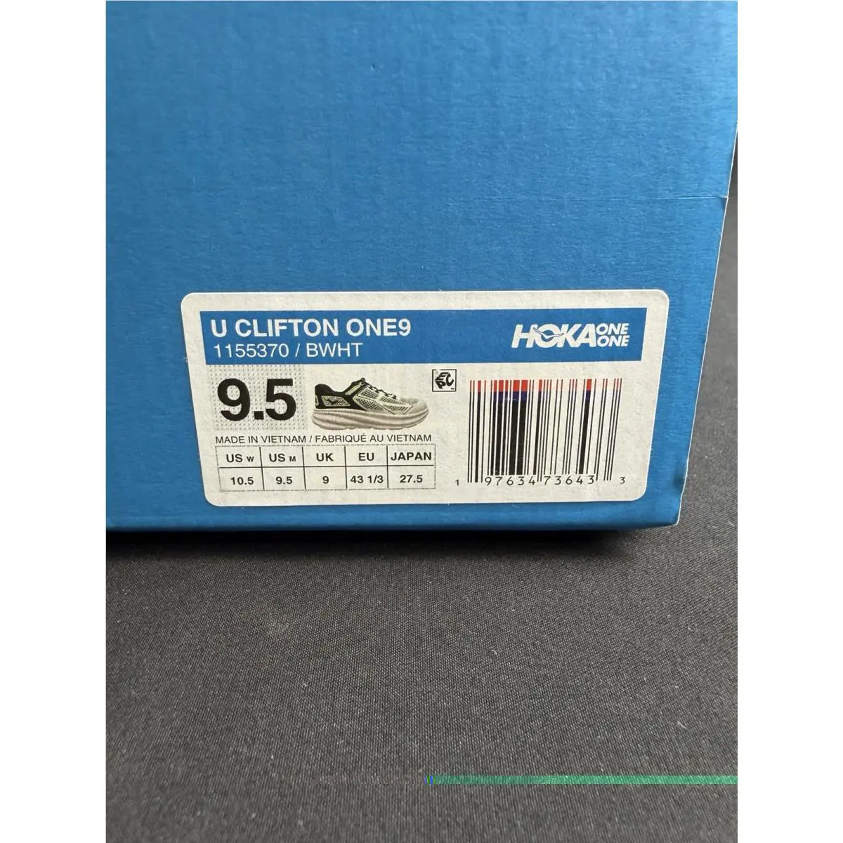 Hoka shoes - Hoka One One Clifton 9 - 1155370 - White 7