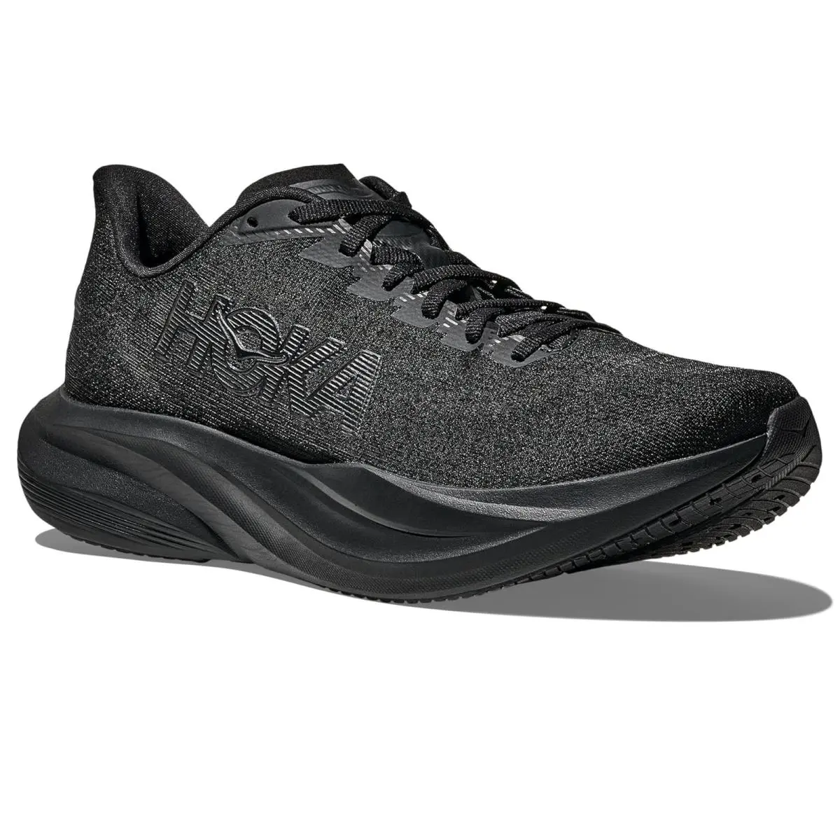 Man`s Sneakers Athletic Shoes Hoka Mach 7 - Black/Black