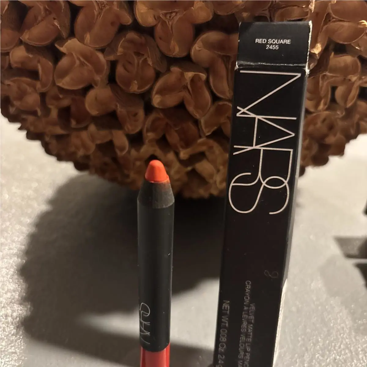 Nars Velvet Matte Lip Pencil Red Square 0.08 Oz. / 2.4 g Slightly Blemished Read