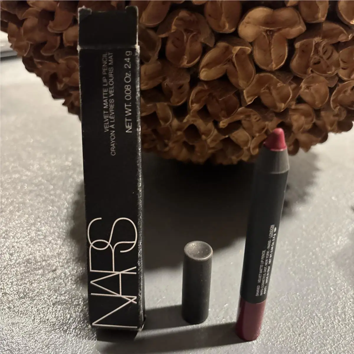 Nars Velvet Matte Lip Pencil Damned 2456 Full Size 2.4g / 0.08 oz Read