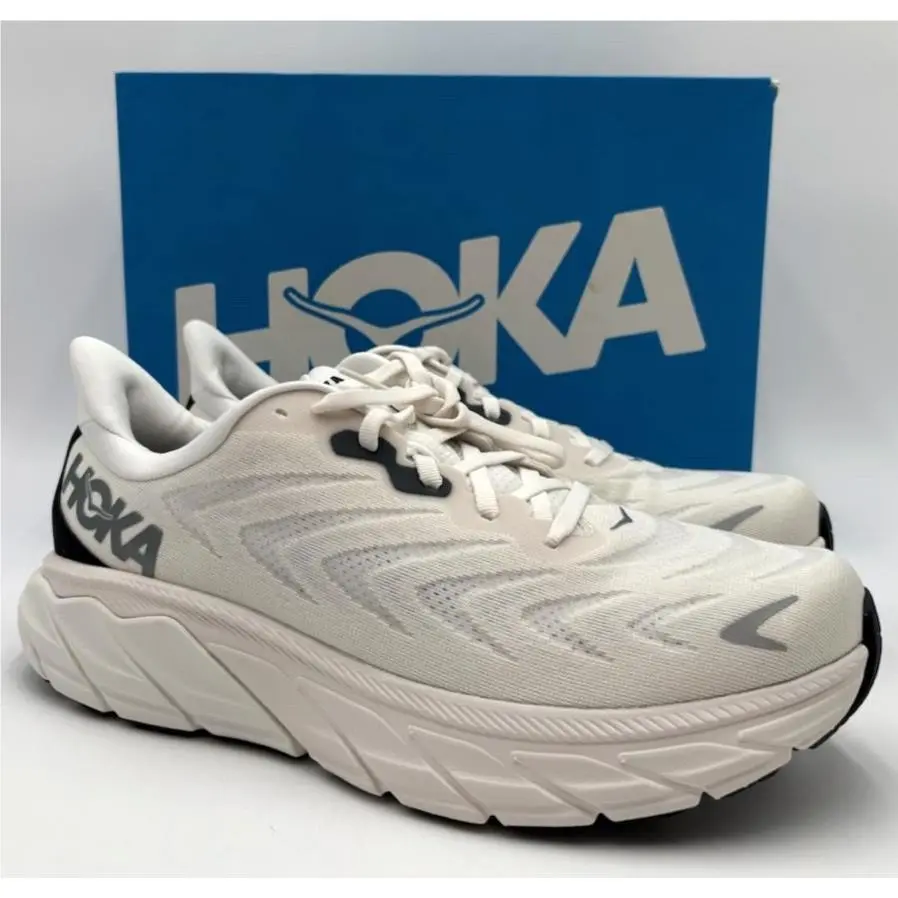 Hoka Arahi 6 1123194 Men`s Running Shoes White US Size 9D
