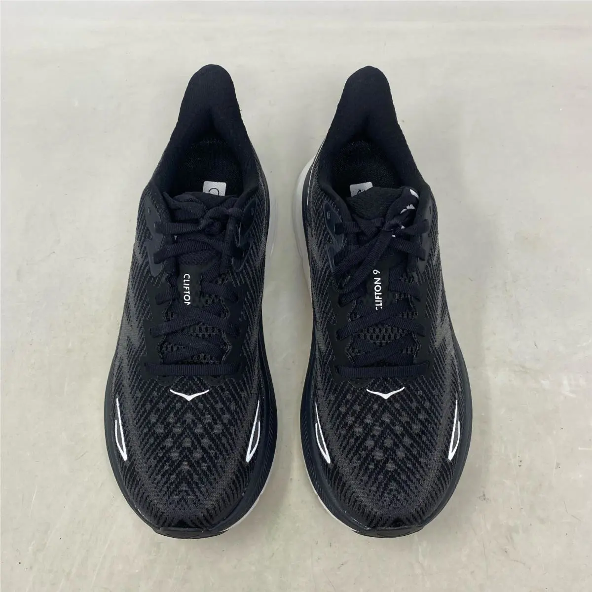Hoka shoes - Hoka One One HOKA Clifton 9 - 1127896-BWHT - Black 12