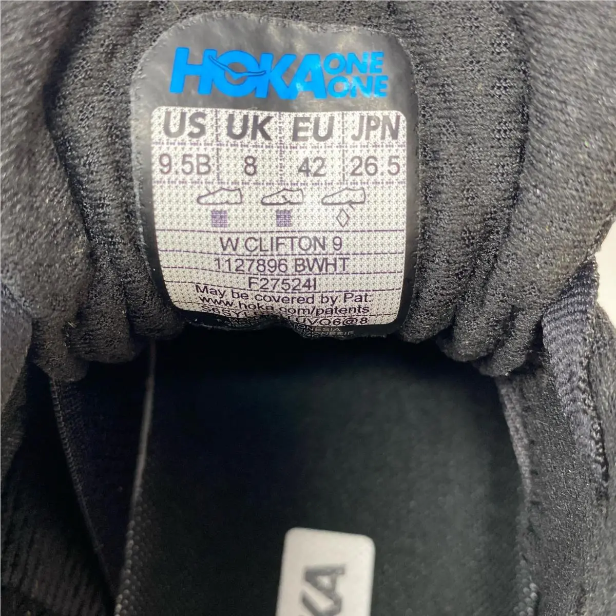 Hoka shoes - Hoka One One HOKA Clifton 9 - 1127896-BWHT - Black 5