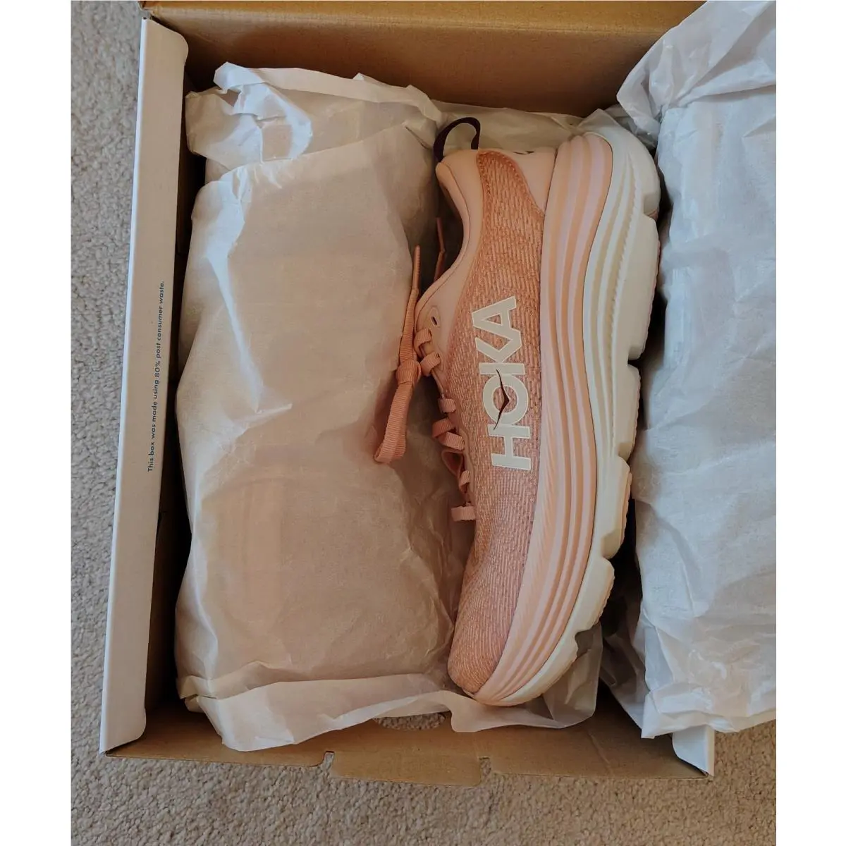 Hoka shoes - Hoka One One Gaviota 5 - Rose Latte 12