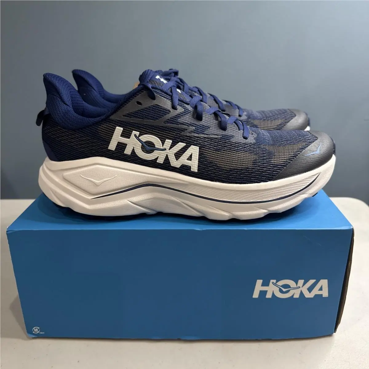 Hoka shoes - HOKA Challenger 8 - Challenger - 1168716 - Midnite Blue/Grout (UPC: 0198605188145) 0