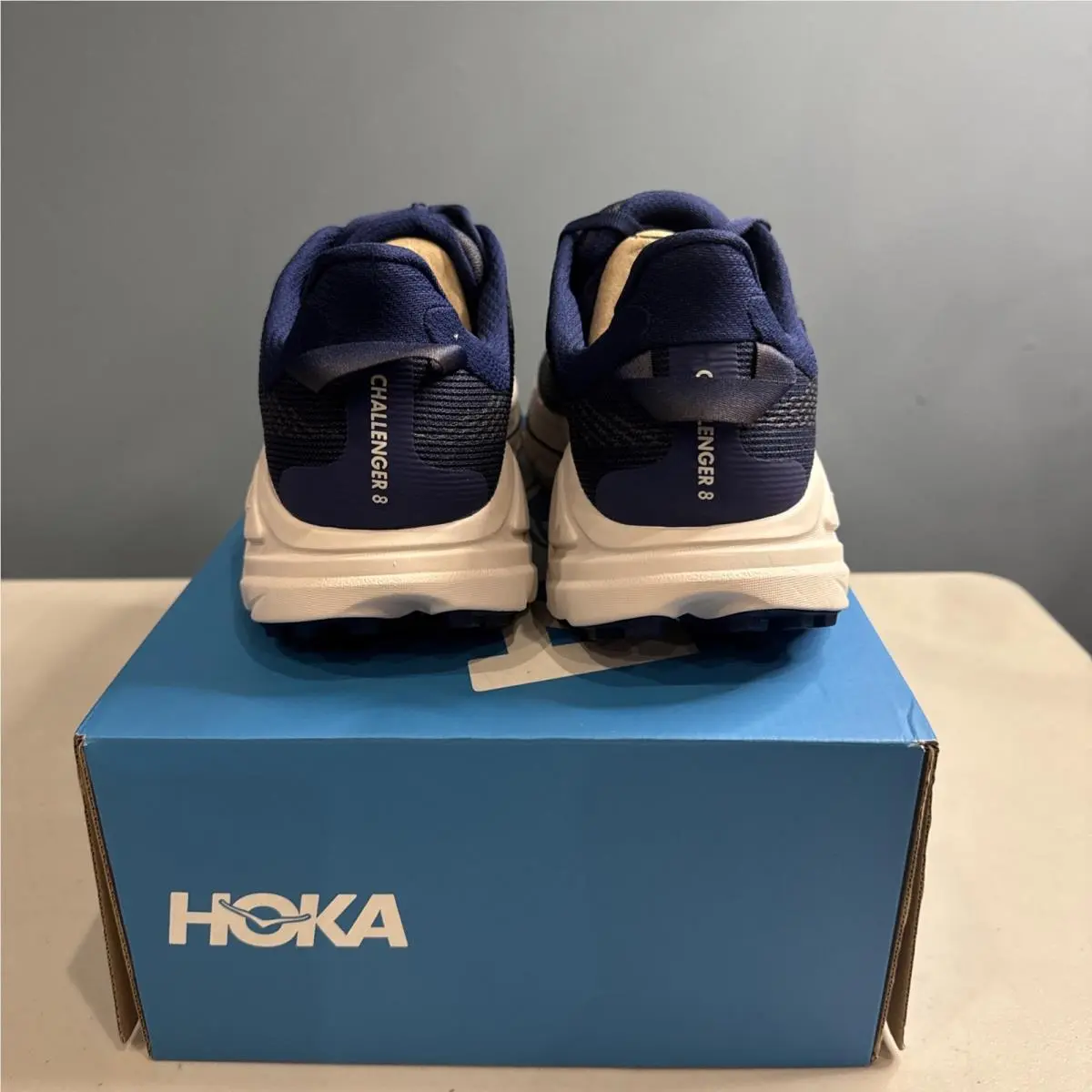 Hoka shoes - HOKA Challenger 8 - Challenger - 1168716 - Midnite Blue/Grout (UPC: 0198605188145) 1