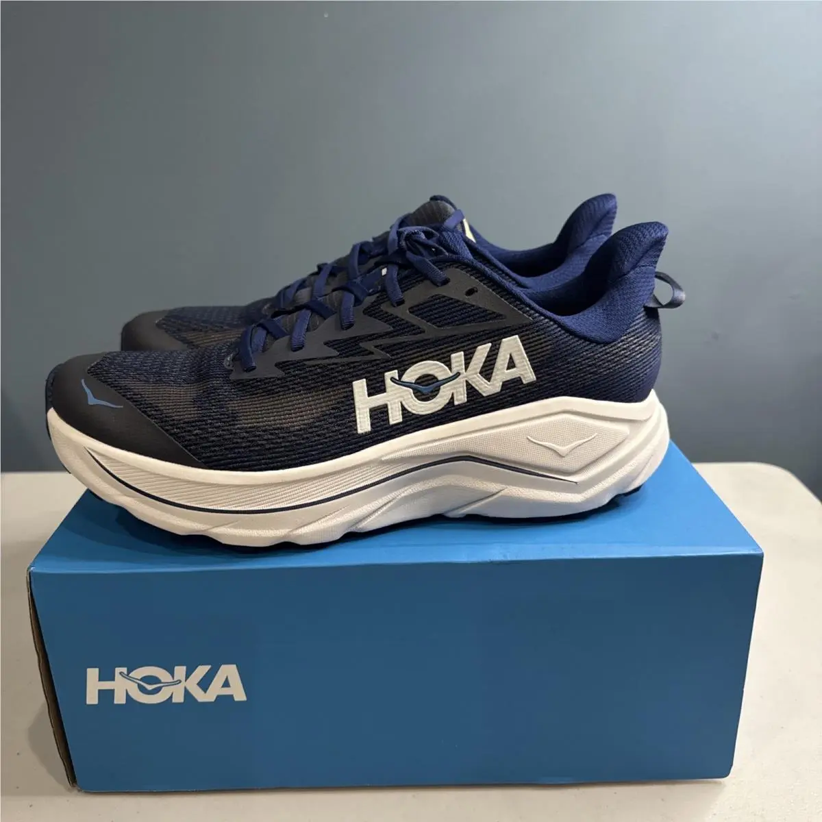 Hoka shoes - HOKA Challenger 8 - Challenger - 1168716 - Midnite Blue/Grout (UPC: 0198605188145) 2