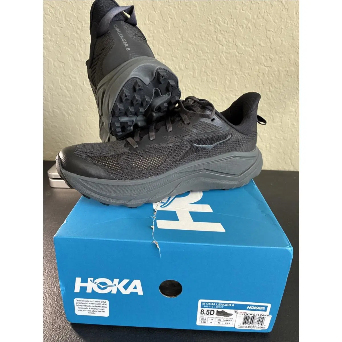 Hoka shoes - Hoka One One Challenger - One One Challenger - 1168716 - Black (UPC: 0737566871019) 1