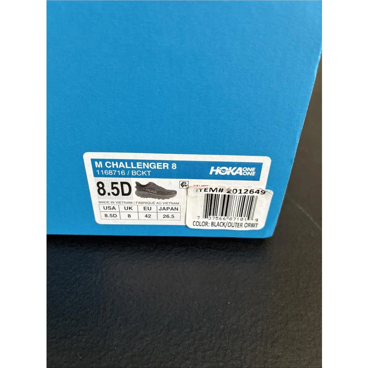 Hoka shoes - Hoka One One Challenger - One One Challenger - 1168716 - Black (UPC: 0737566871019) 5