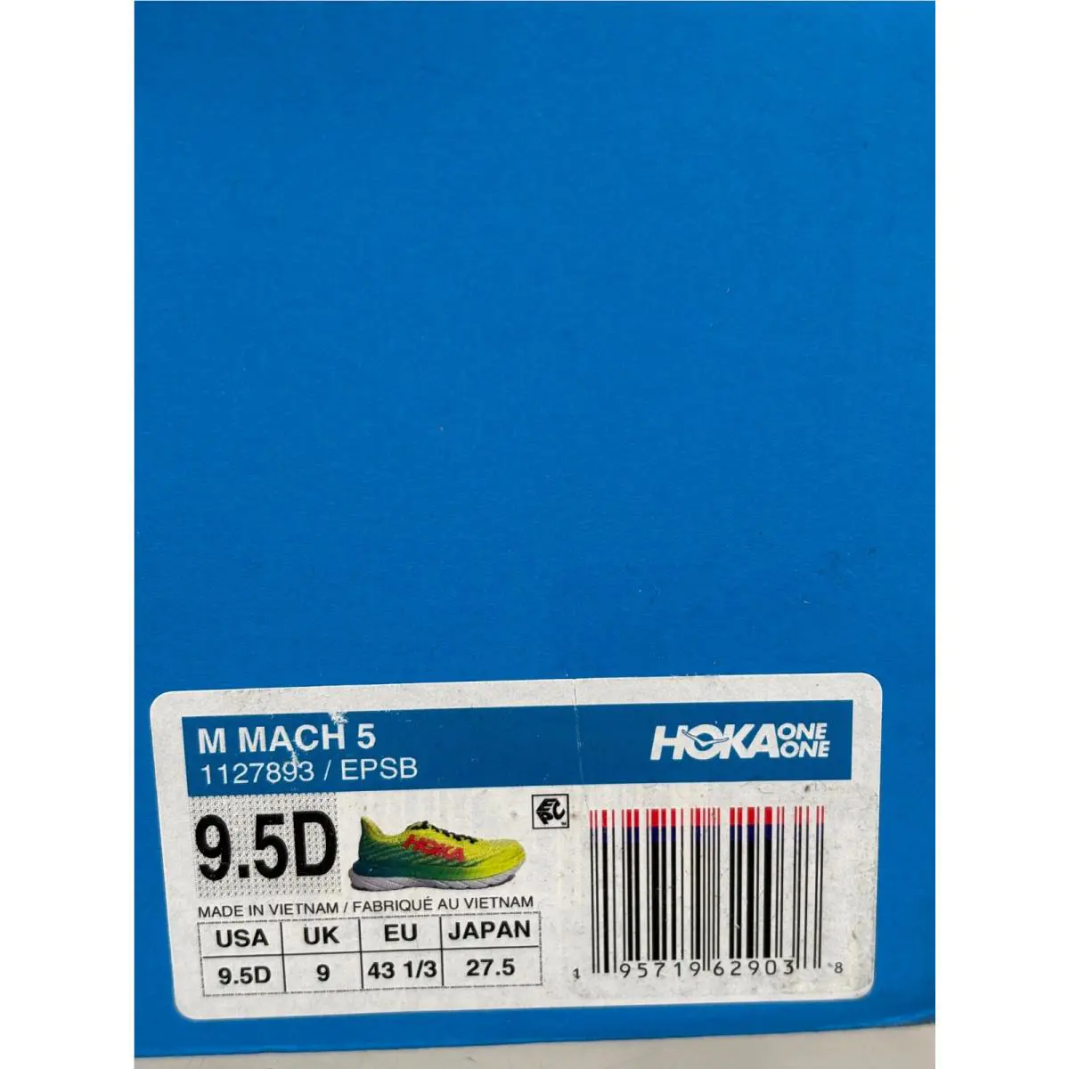 Hoka shoes - Hoka One One Mach 5 - 1127893 - Blue 4