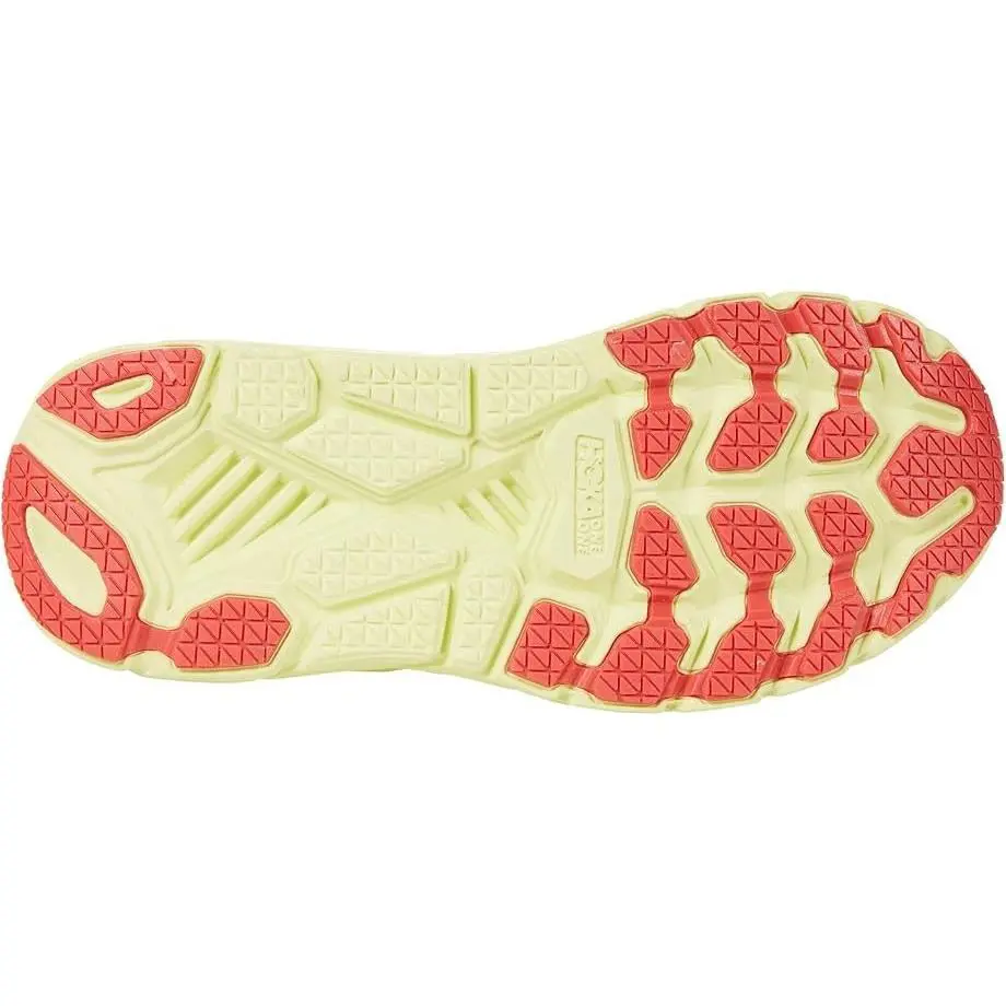 Hoka shoes - Hoka One One Clifton - One One Clifton - Morning Mist / Hot Coral 4