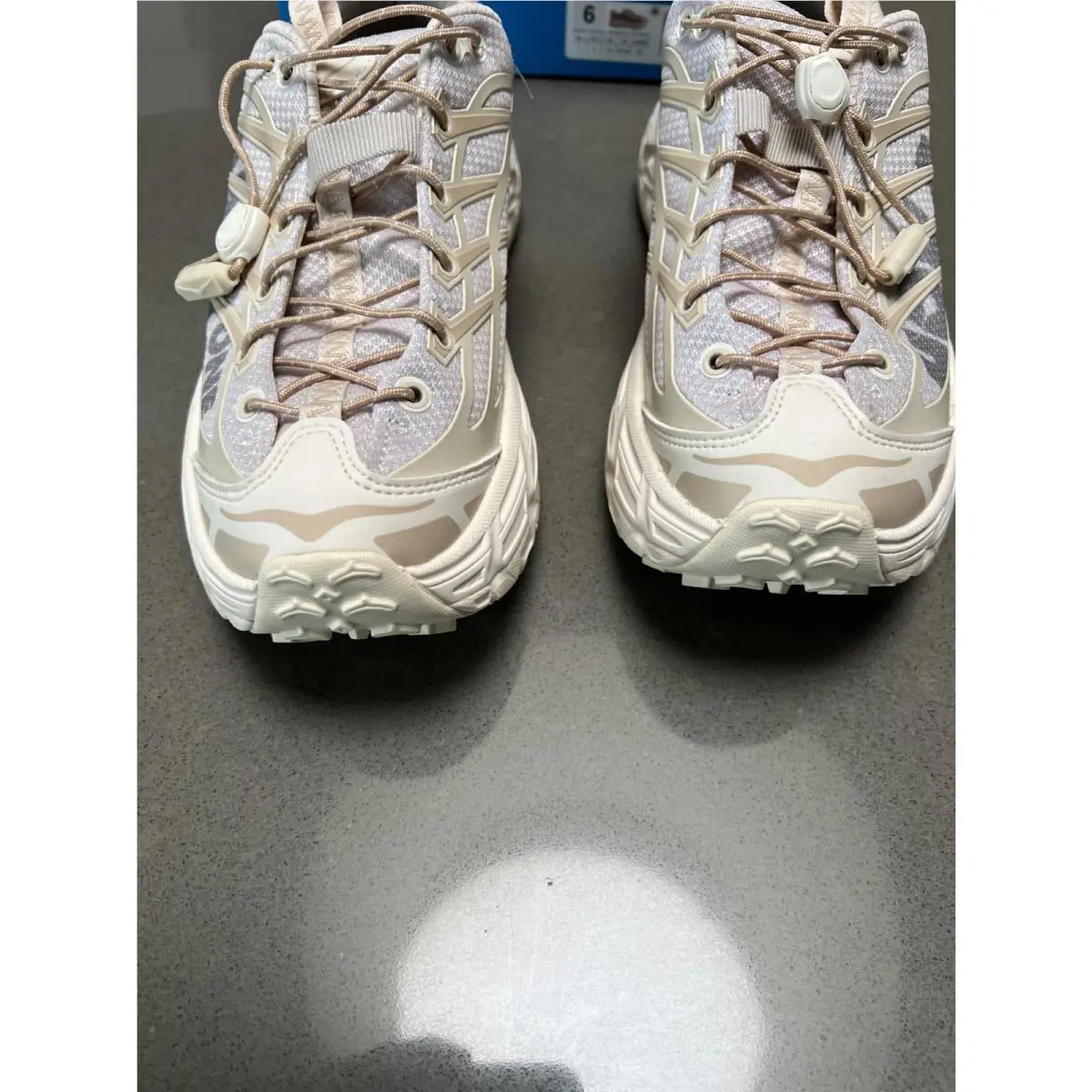 Hoka shoes - Hoka One One HOKA Mafate Three2 - 1141572-ESSN - Ivory (UPC: 196565529176) 8