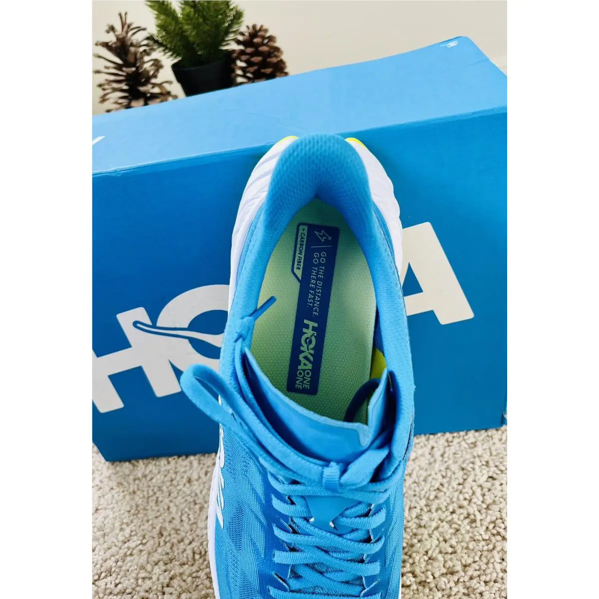 Hoka shoes - Hoka One One CARBON X2 - 1113526/DBCTR - Blue (UPC: 0194715339743) 10