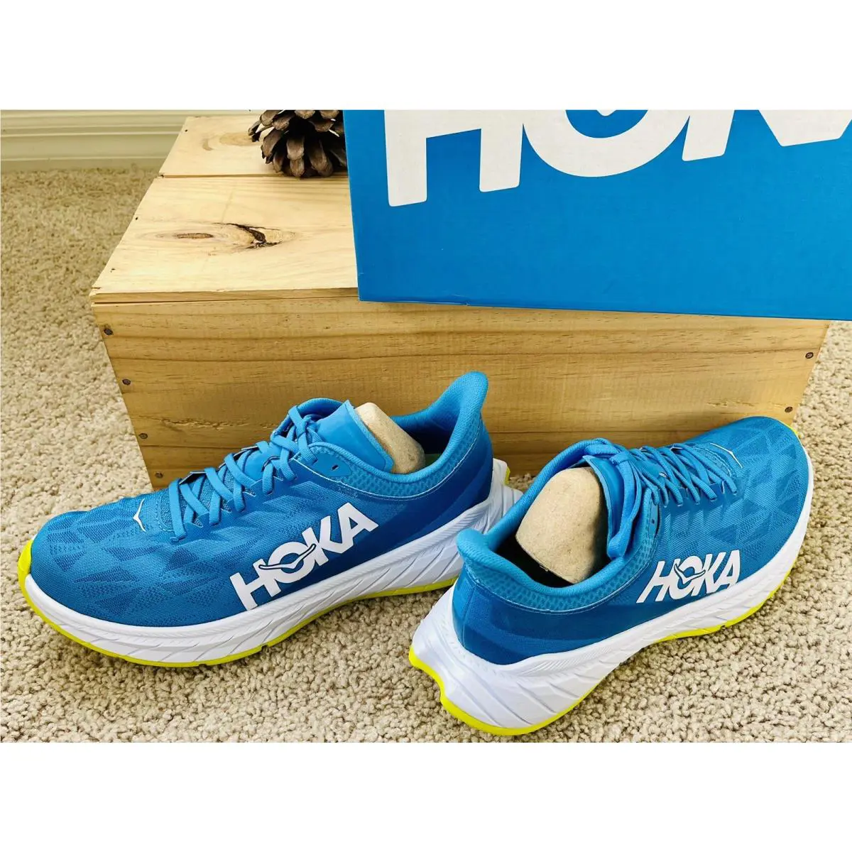 Hoka shoes - Hoka One One CARBON X2 - 1113526/DBCTR - Blue (UPC: 0194715339743) 5