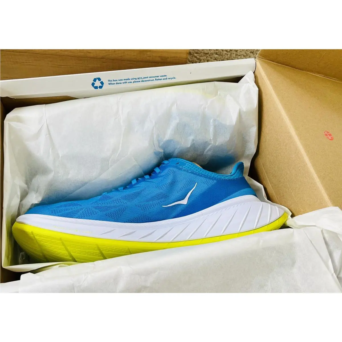 Hoka shoes - Hoka One One CARBON X2 - 1113526/DBCTR - Blue (UPC: 0194715339743) 6