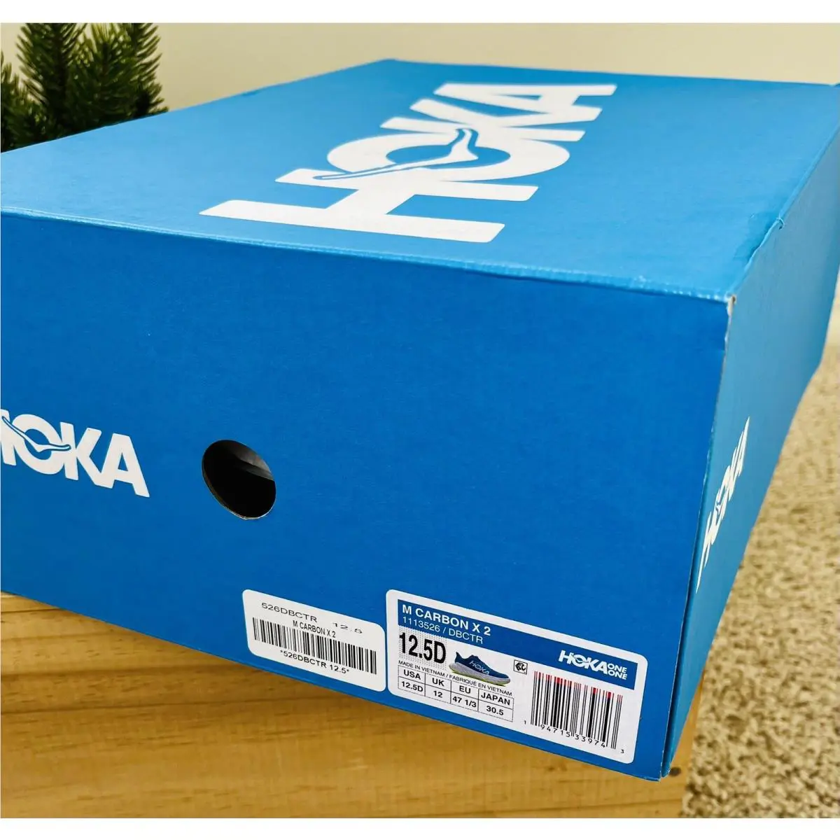Hoka shoes - Hoka One One CARBON X2 - 1113526/DBCTR - Blue (UPC: 0194715339743) 7