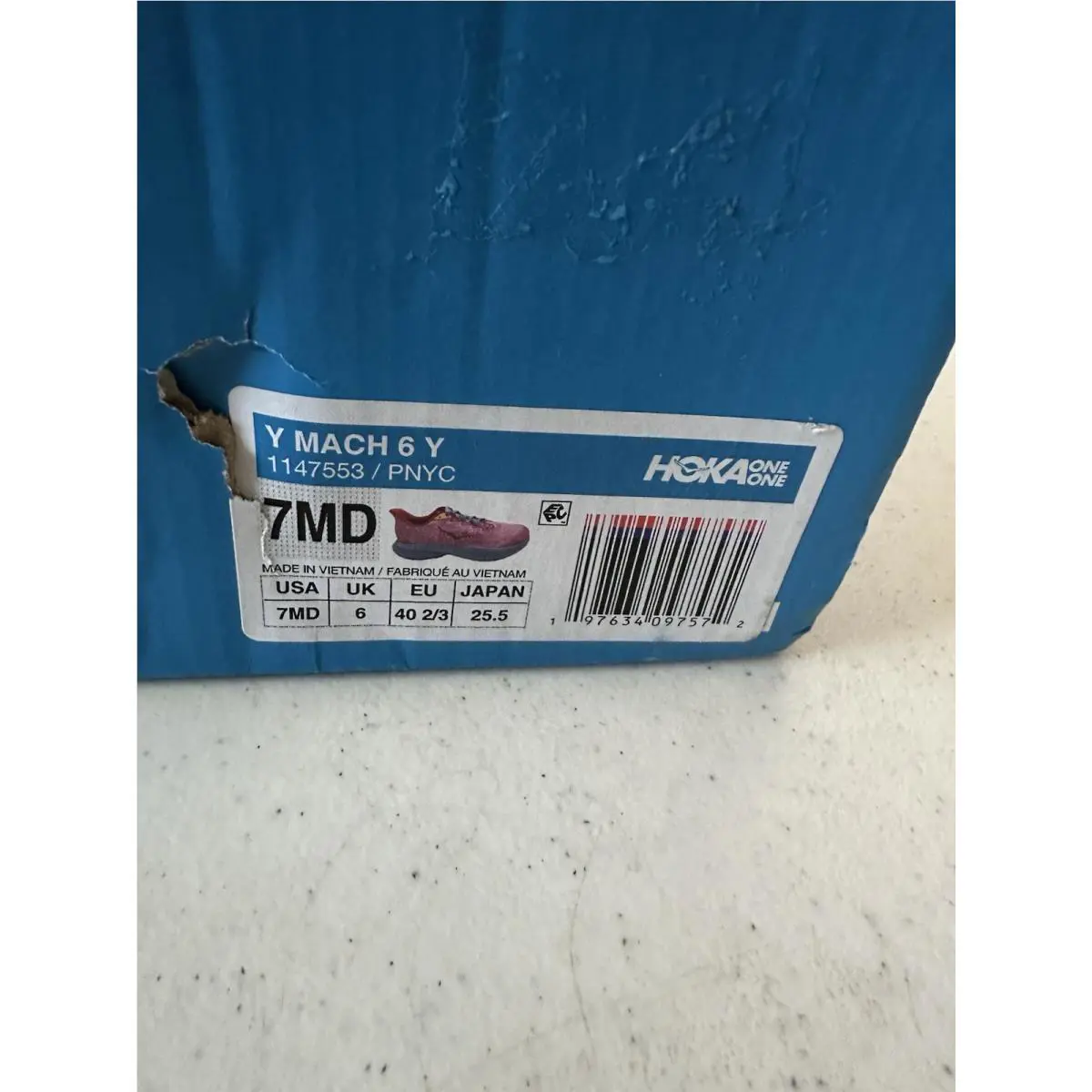 Hoka shoes - Kid `s HOKA Mach 6 - Multicolor 5