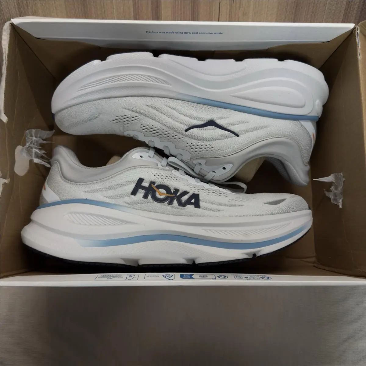 Hoka shoes - Hoka One One Bondi - One One Bondi - 1162011-SSTC - Gray (UPC: 198605164392) 0