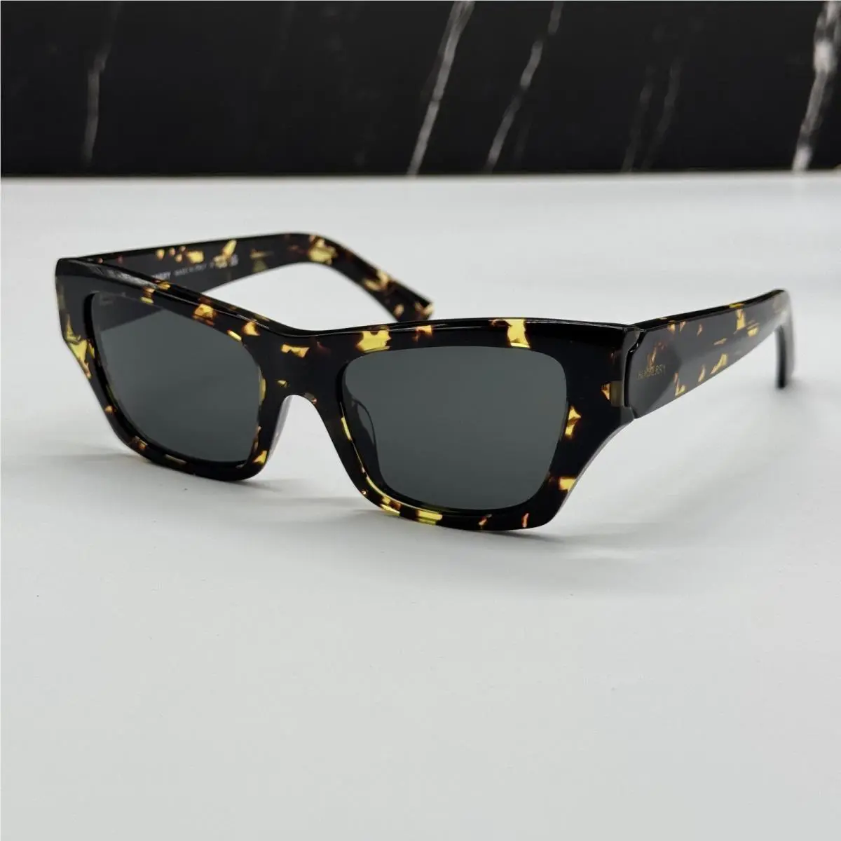 Burberry BE4441U 410687 Sunglasses Havana Black Women BE4441U 4106/87