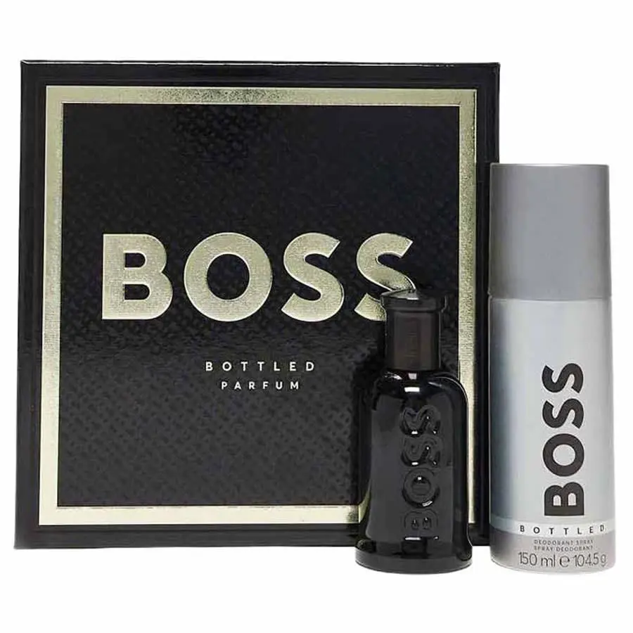 Hugo Boss Men`s Boss Bottled Parfum Gift Set Fragrances 3616305439482