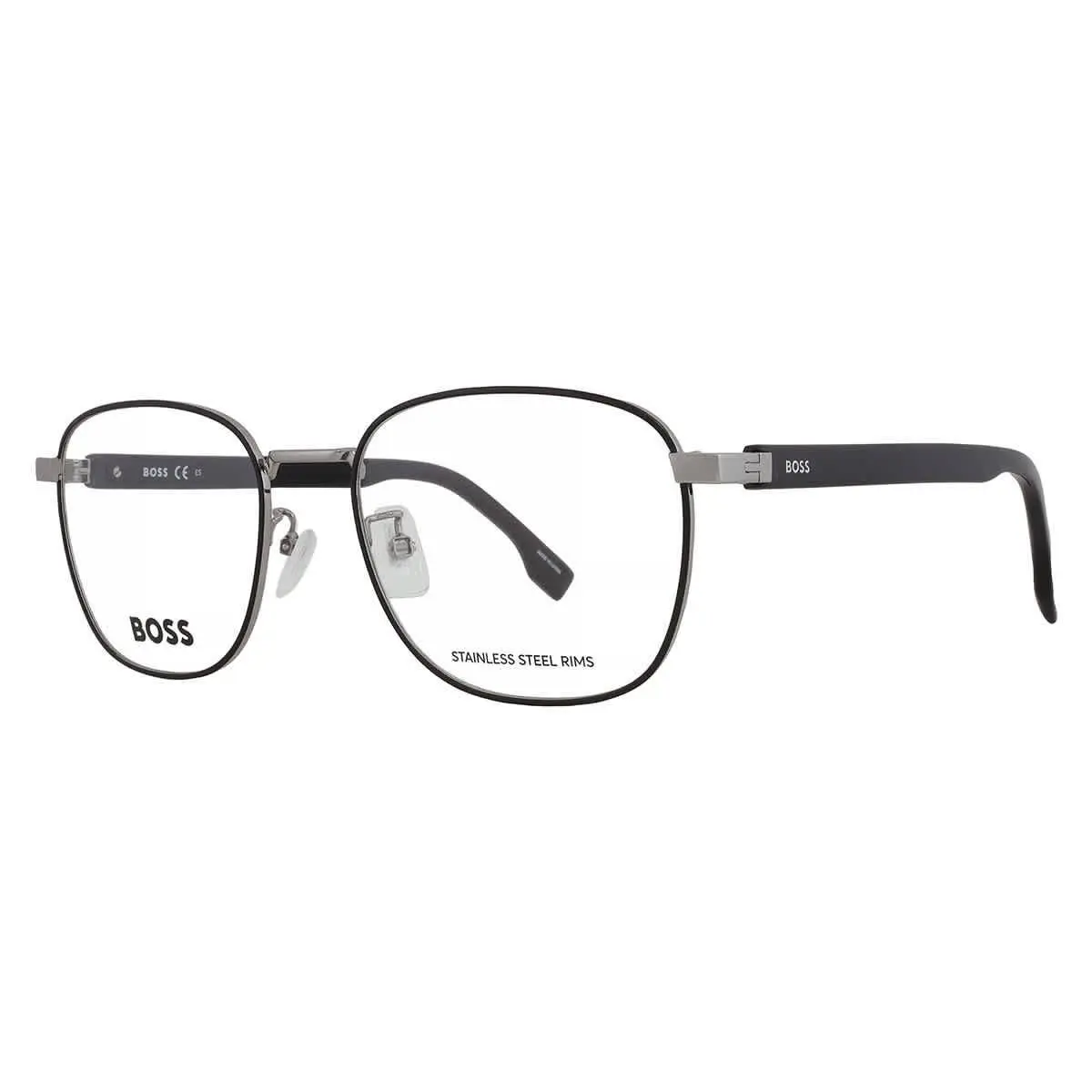 Hugo Boss Demo Square Men`s Eyeglasses Boss 1409/F 085K 55 Boss 1409/F 085K 55