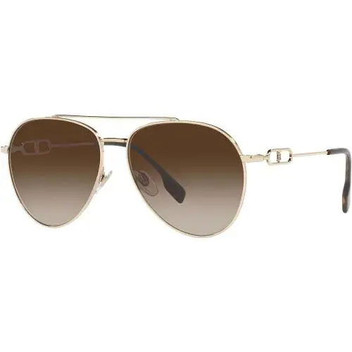 Burberry BE3128 110913 58mm Light Gold Sunglasses