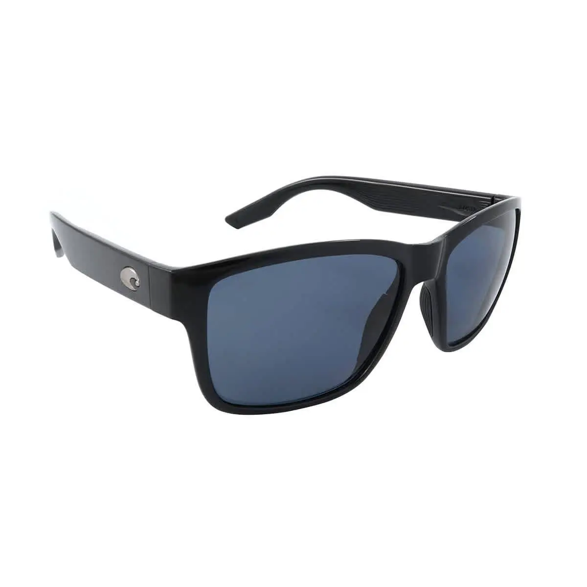 Costa Del Mar Paunch Grey Polarized Polycarbonate Men`s Sunglasses 6S9049 904903 - Black, Frame: Black, Lens: Grey