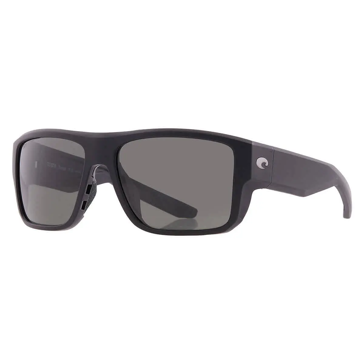 Costa Del Mar Taxman Grey Polarized Glass Square Men`s Sunglasses 6S9116 911605