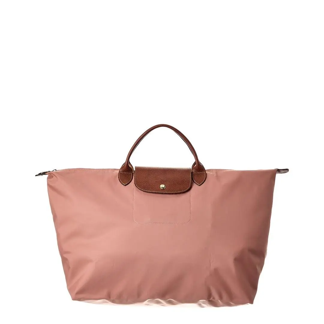 Longchamp NA Le Pliage Large Canvas Travel Bag Women`s Pink