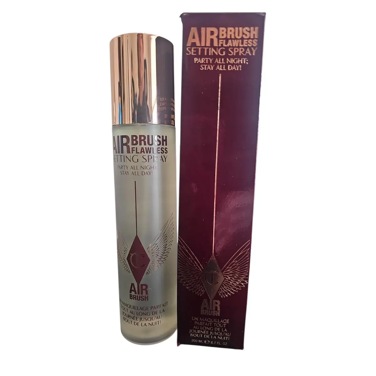 Charlotte Tilbury Airbrush Flawless Setting Spray to Prime Set Makeup 6.7 oz