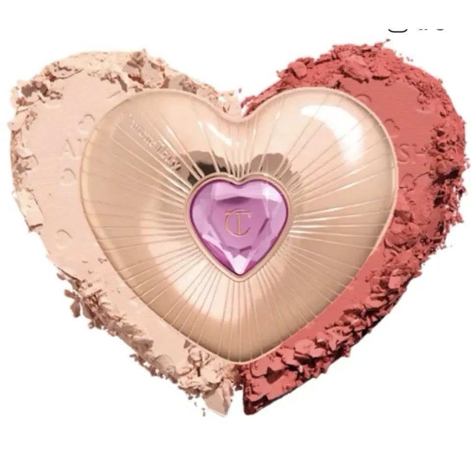 Charlotte Tilbury Flawless Peach Beauty Soulmates Brighten Blush Powder Palette
