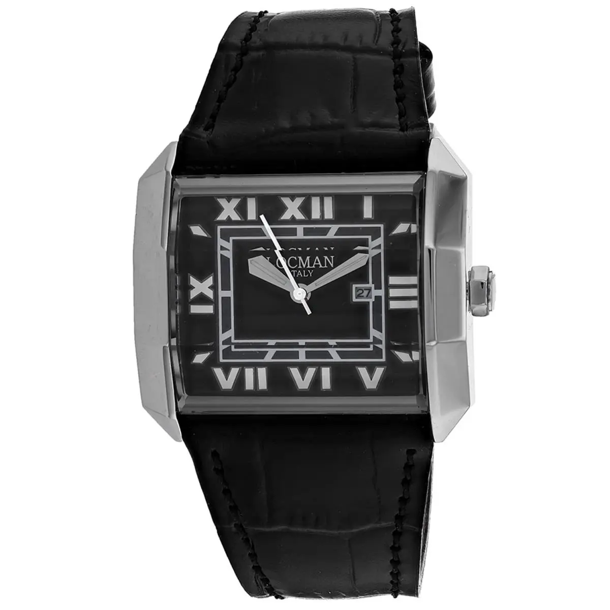Locman Women`s Classic Black Dial Watch - 232BK/BKLE