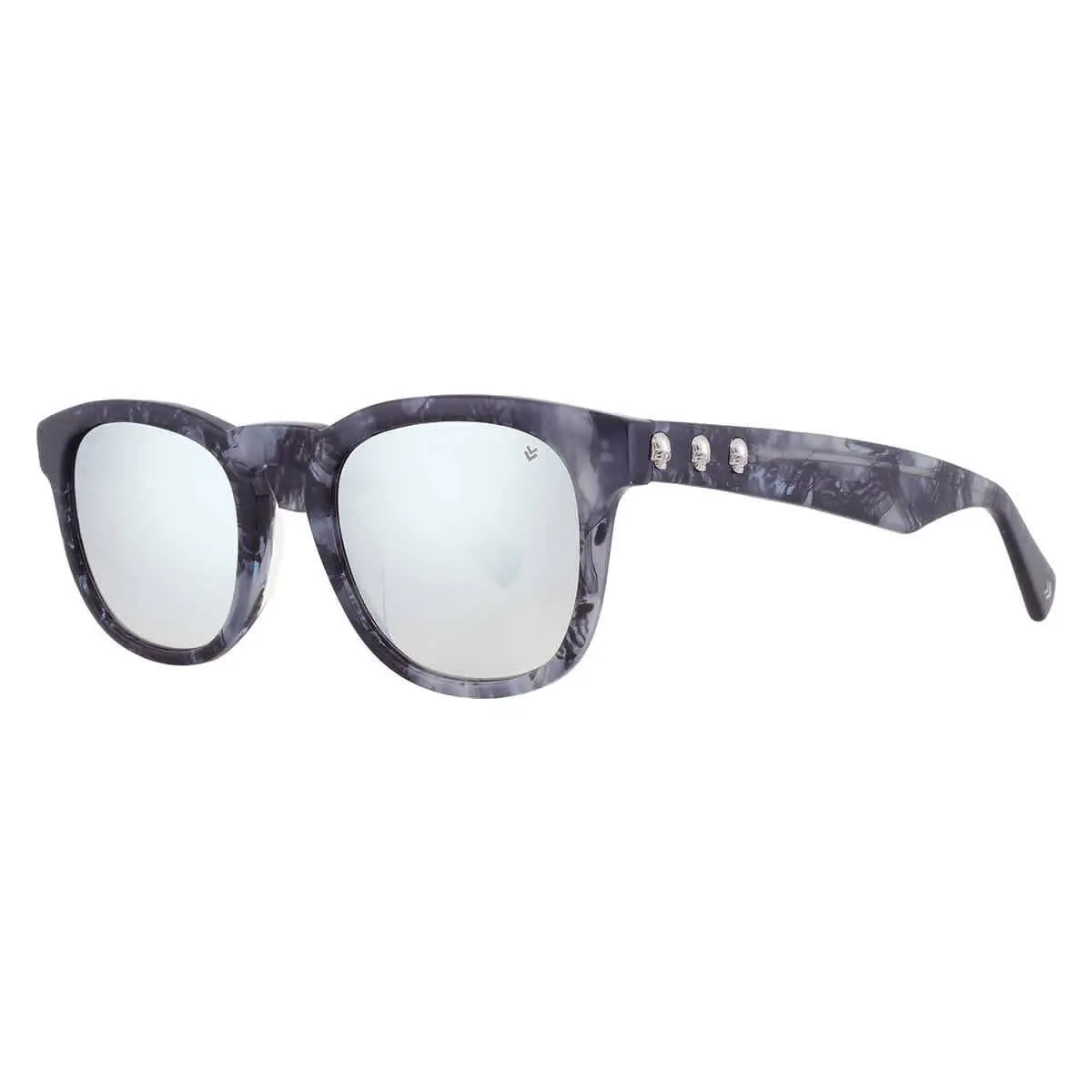 John Varvatos Smoke Oval Men`s Sunglasses SJV555 0BLE 50 SJV555 0BLE 50