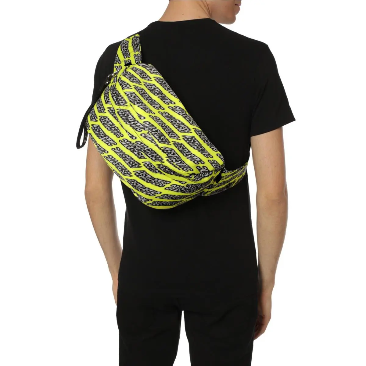 Diesel ‘f-aesthetic’ Patterned Belt Bag Yellow Funny Pack Men`s