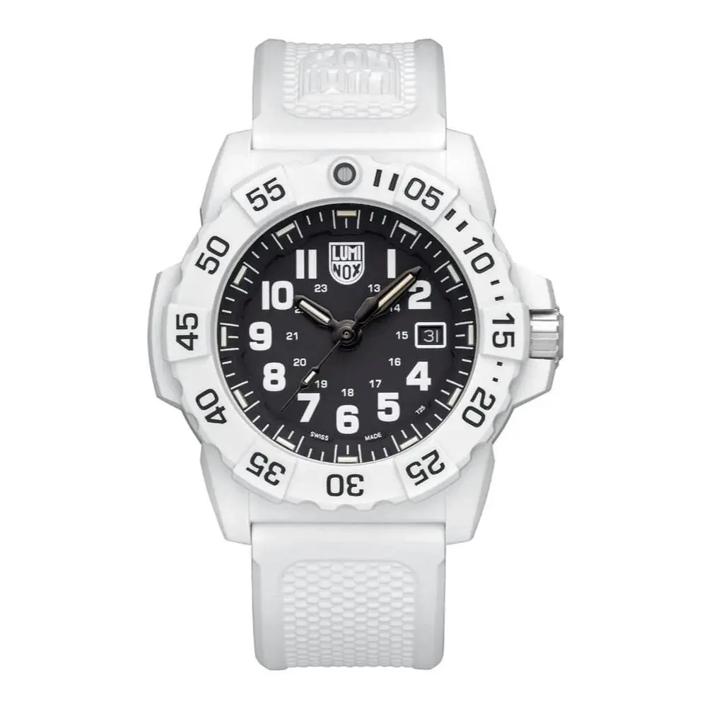 Luminox XS.3507.WB Military Navy Seal 3500 Series Dive Swiss Made Watch 45mm