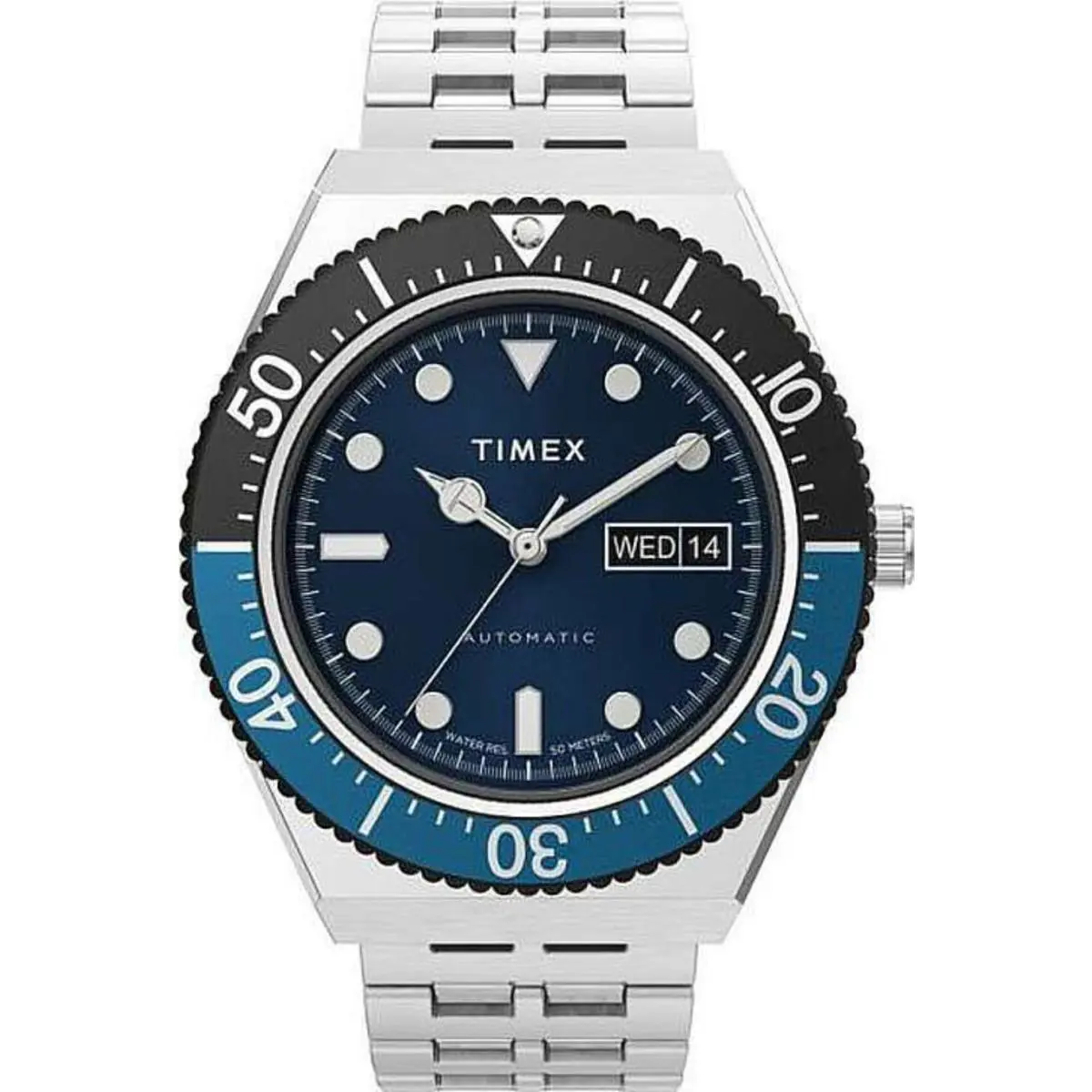 Timex M79 Automatic Blue Dial Men`s Watch TW2V25100