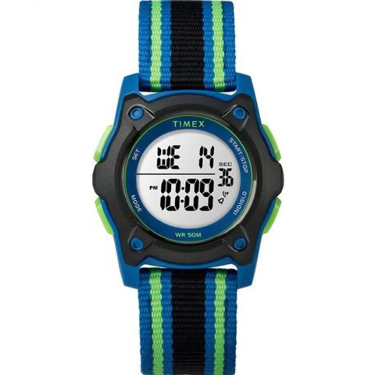 Timex TW7C260009J Boys Machines 18mm Fabric Band Watch TW7C26000