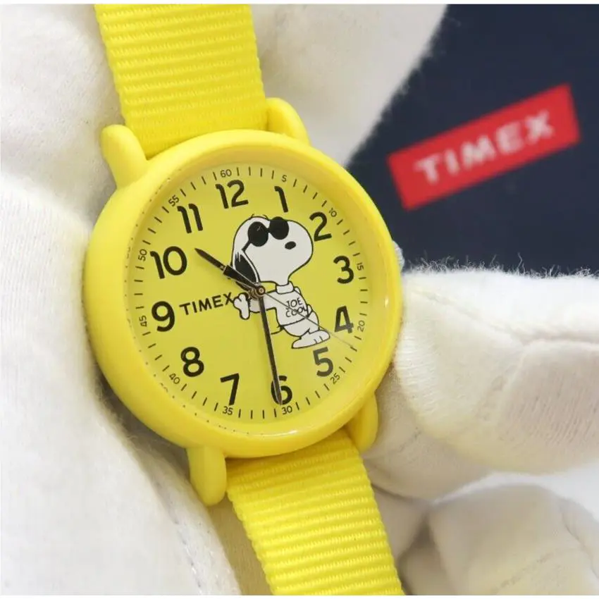 Snoopy Timex 2019 50th Anniversary Yello Joe Cool Men`s Watch R20-14
