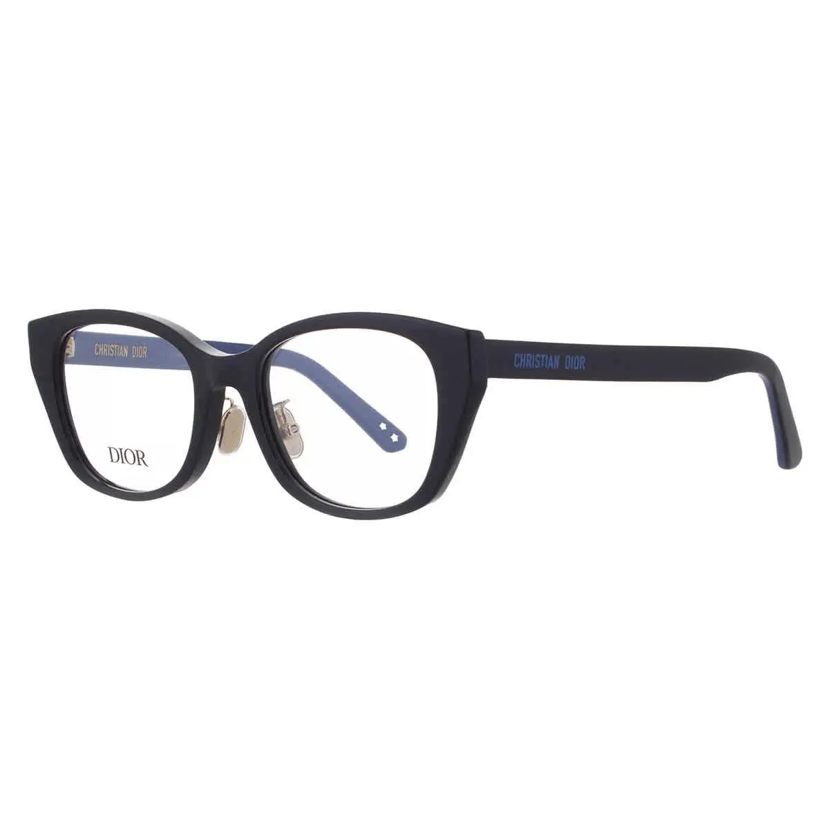 Demo Cat Eye Ladies Eyeglasses CD50078F 001 54 CD50078F 001 54 by Dior