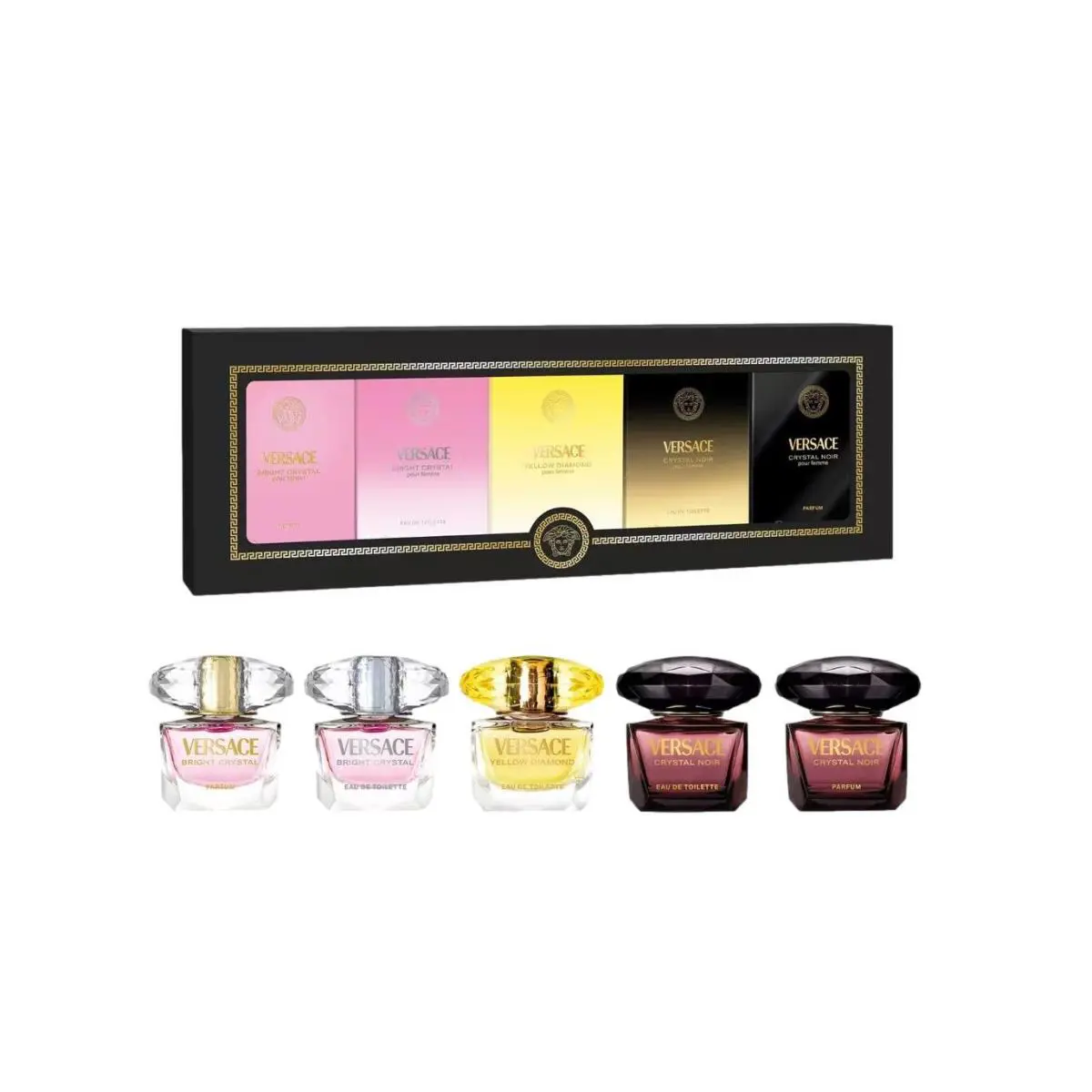 Versace 5 Piece Womens Miniature Gift Set 5 x 0.17 oz