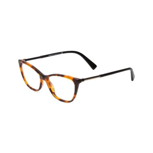 Versace VE3248 5074 Havana Plastic Cat Eye Eyeglasses Optical Frame 54mm