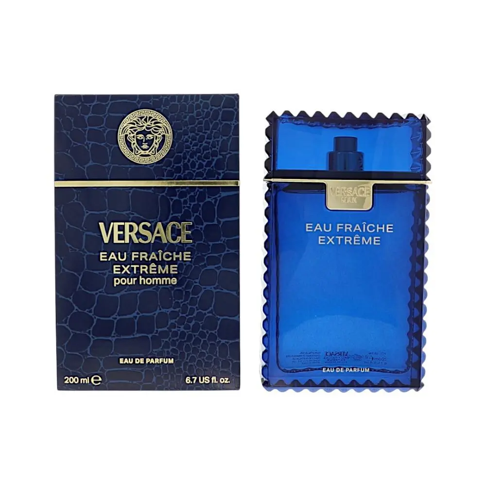 Versace Man Eau Fraiche Extreme by Versace Box For Men 6.7 Oz Eau De Parfum