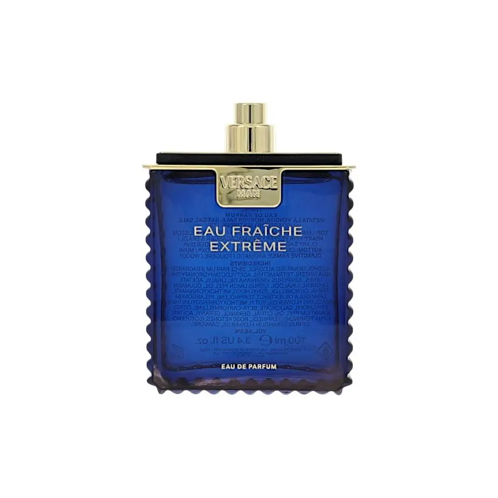 Versace Man Eau Fraiche Extreme by Versace Tester For Men 3.4 Oz Eau De Parfum