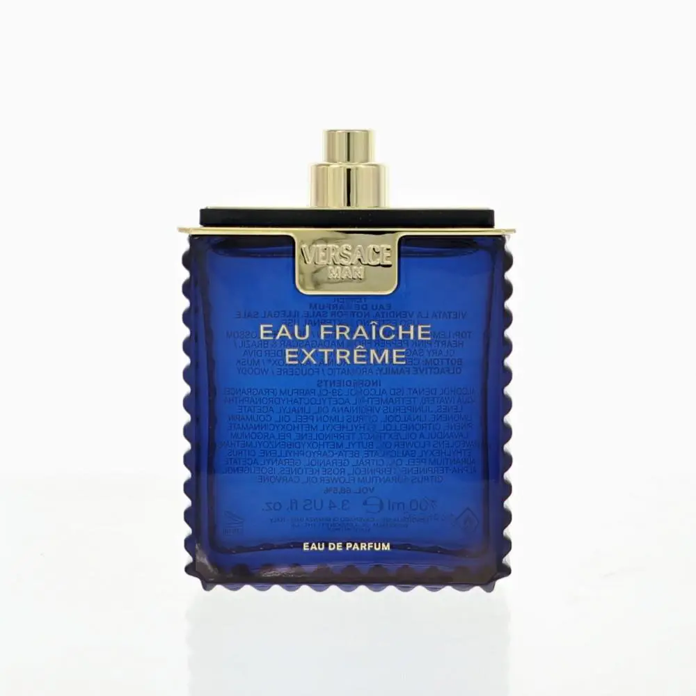 Versace Man Eau Fraiche Extreme by Versace Tester For Men 3.4 Oz Eau De Parfum