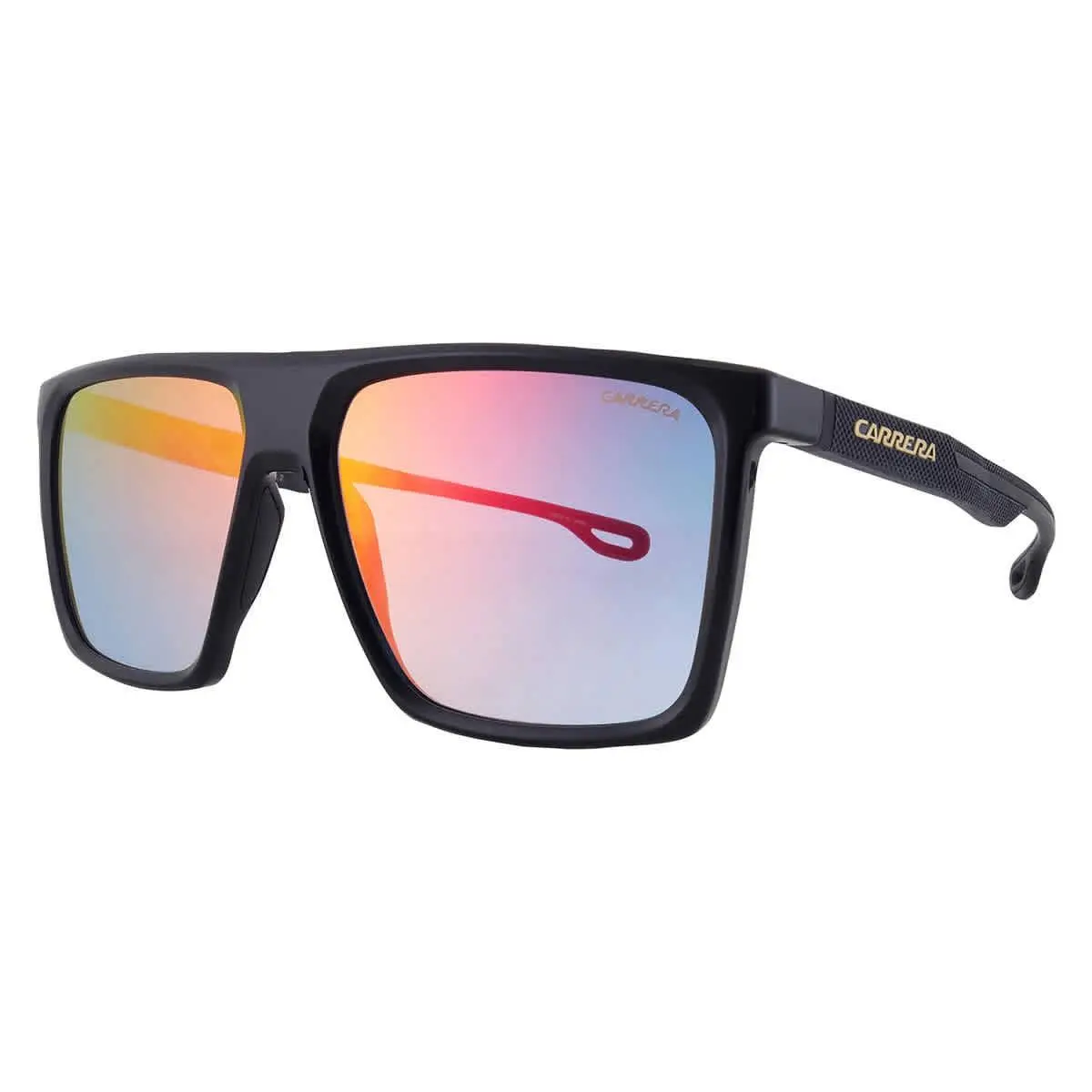 Carrera Blue Shaded Red Square Men`s Sunglasses Carrera 4019/S 0807/YB 58